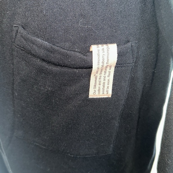 Lunya Silk Sweats, Includes Black Sweatshirt & Joggers, Medium, Like New - Picture 7 of 12